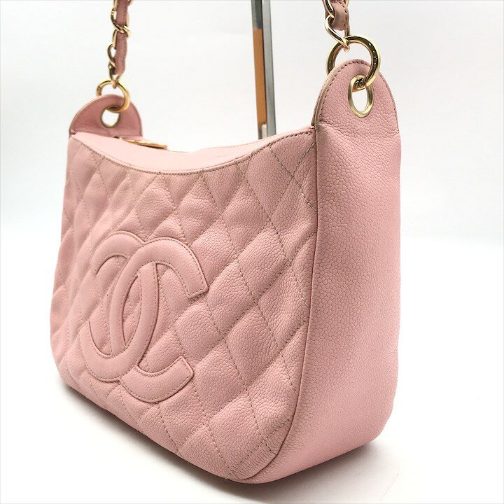 楽天市場】【中古】良品 CHANEL シャネル ココマーク キャビアスキン  