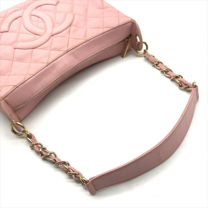 楽天市場】【中古】良品 CHANEL シャネル ココマーク キャビアスキン  