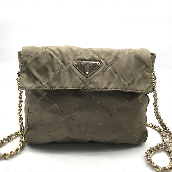 楽天市場】【中古】良品 PRADA プラダ 三角ロゴ プレート ナイロン 