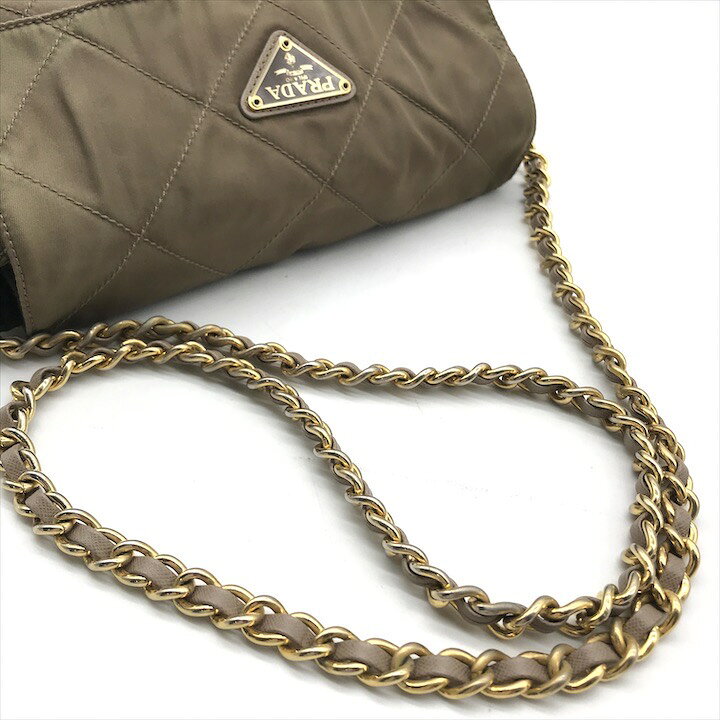 楽天市場】【中古】良品 PRADA プラダ 三角ロゴ プレート ナイロン 