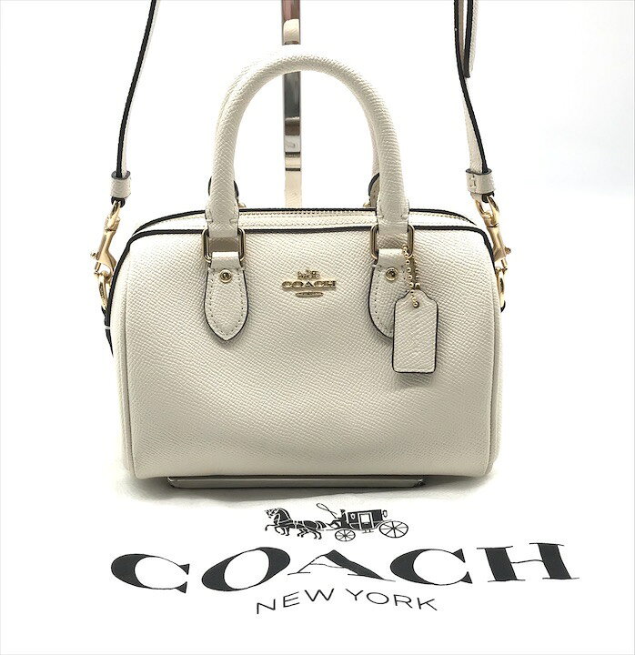 楽天市場】【中古】良品 COACH コーチ ロゴ レザー 2WAY ハンド 