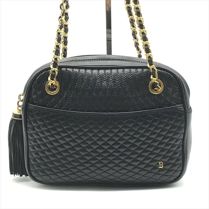 楽天市場】【中古】超美品 BALLY バリー ロゴ金具 キルティング レザー 