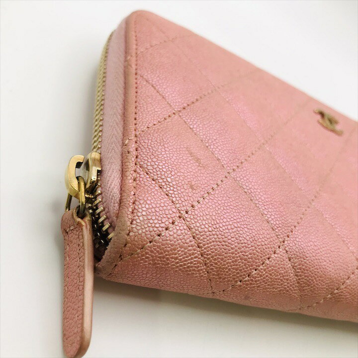 楽天市場】【中古】良品 CHANEL シャネル ココマーク キャビアスキン  