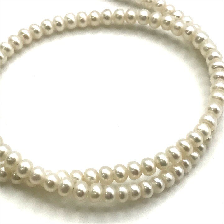 楽天市場】【中古】美品 淡水 パール ネックレス 真珠 K18 