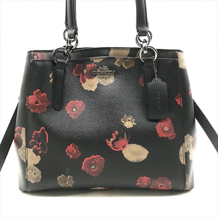 楽天市場】【中古】美品 COACH コーチ フローラル 2WAY ハンド 