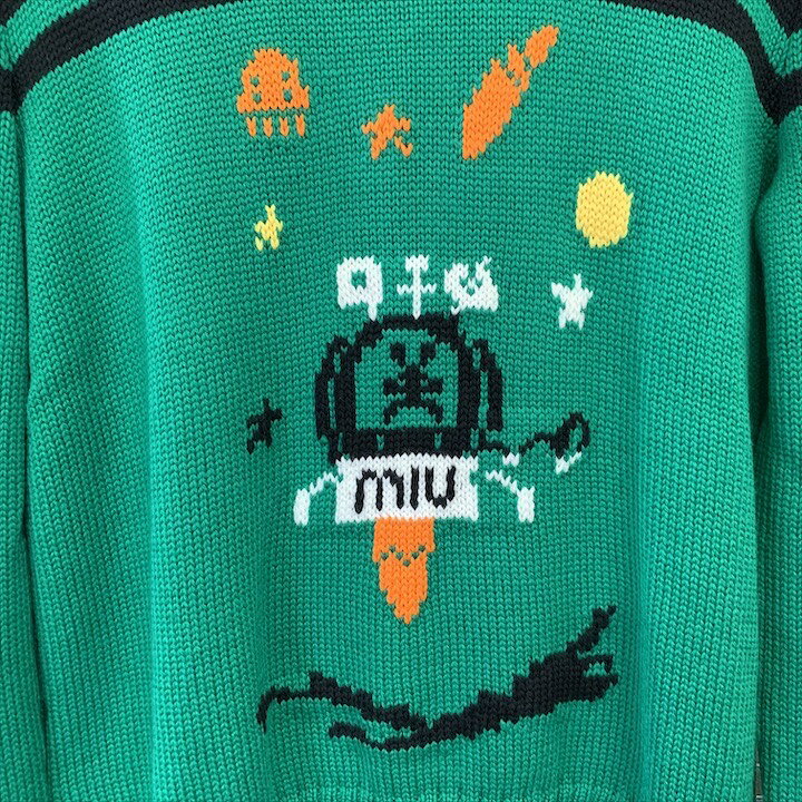楽天市場】【中古】美品 miumiu ミュウミュウ ニット ウール セーター  