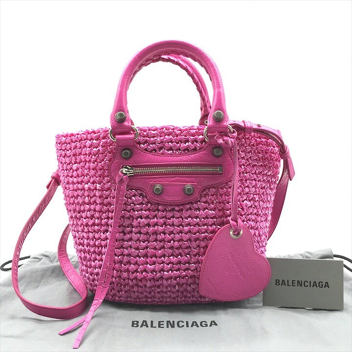 楽天市場】【中古】超美品 BALENCIAGA バレンシアガ カゴール パニエ 