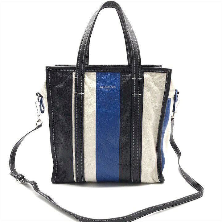 楽天市場】【中古】良品 BALENCIAGA バレンシアガ バザール レザー 