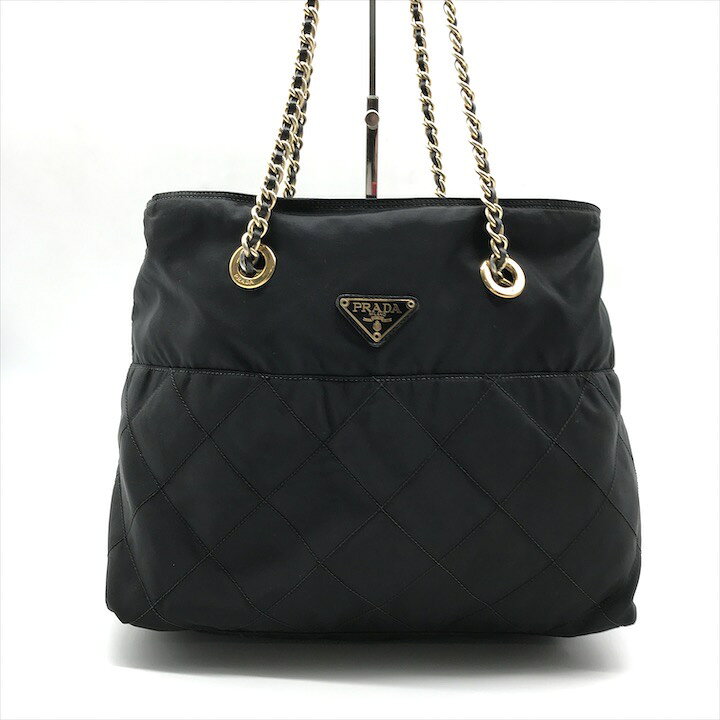 楽天市場】【中古】PRADA プラダ 三角ロゴ テスート ナイロン チェーン  