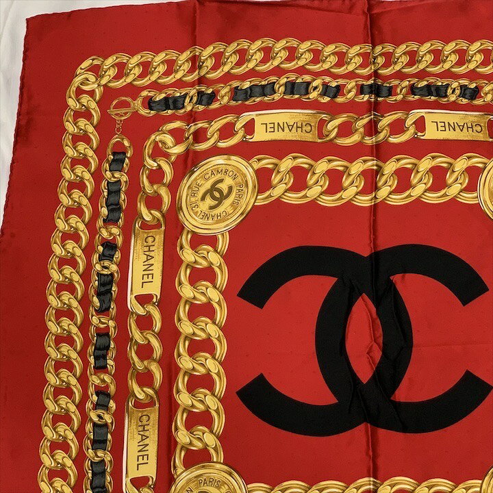 楽天市場】【中古】美品 CHANEL シャネル ロゴ ココマーク チェーン柄  
