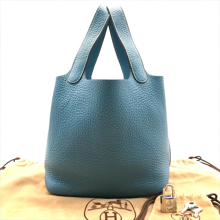 楽天市場】【中古】良品 HERMES エルメス ピコタン ブルージーン 