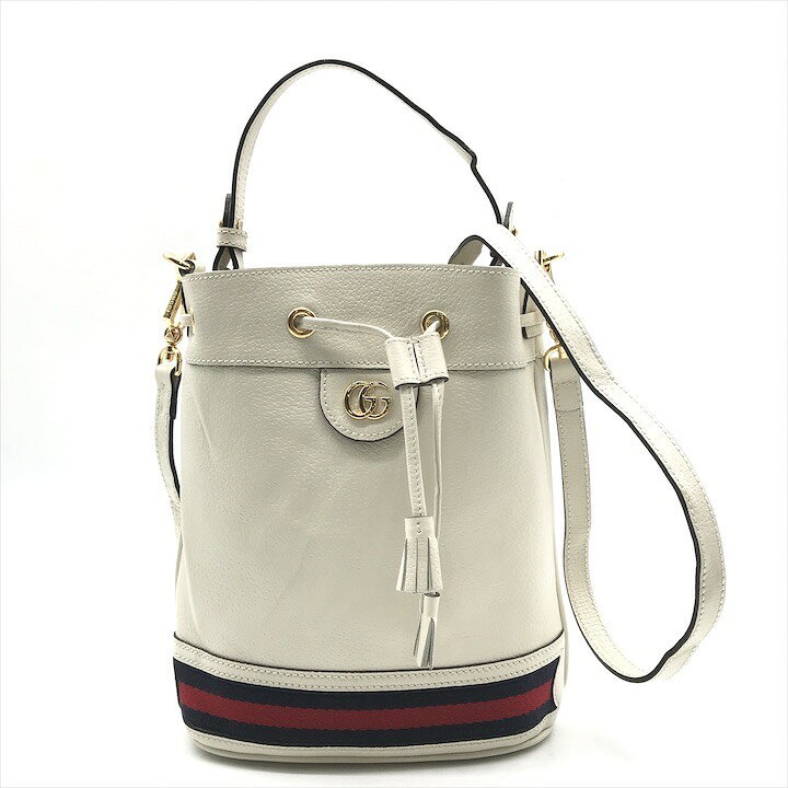 楽天市場】【中古】美品 GUCCI グッチ レザー スモール バケット
