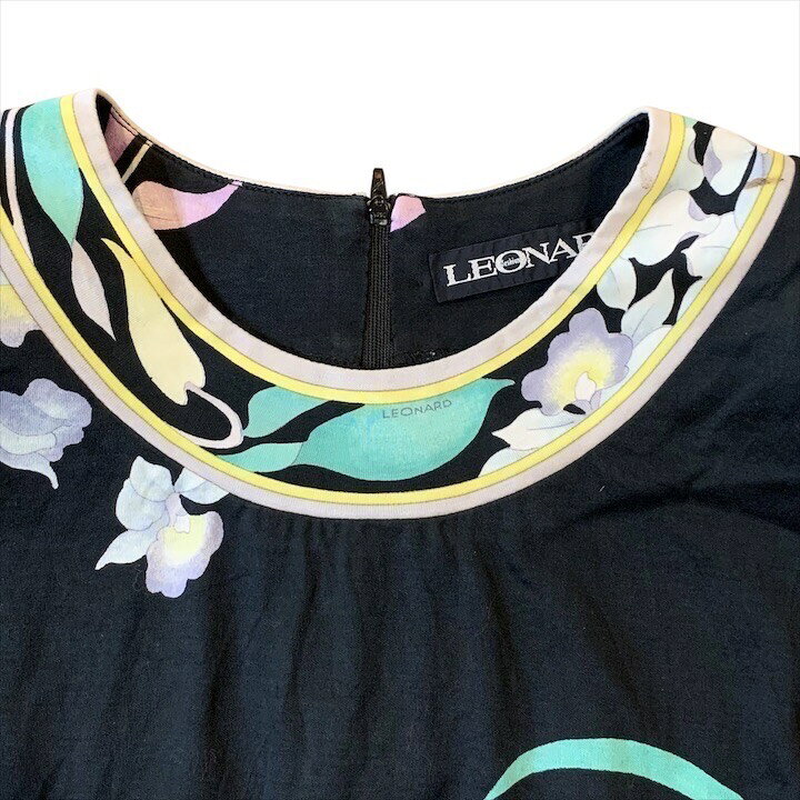 楽天市場】【中古】良品 LEONARD レオナール 花柄 カットソー トップス  