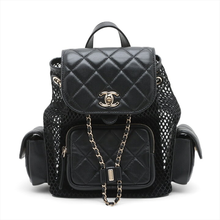 楽天市場】【中古】超美品 CHANEL シャネル マトラッセ ラムスキン 