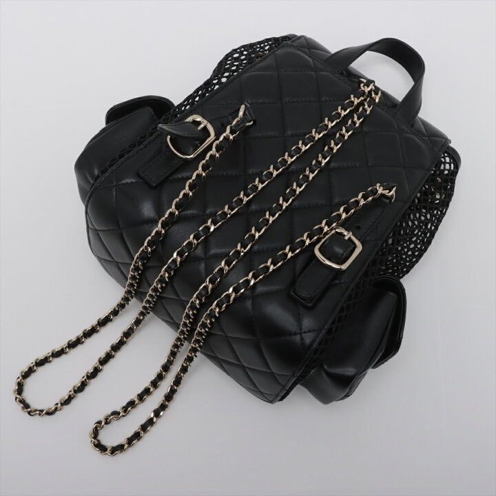 楽天市場】【中古】超美品 CHANEL シャネル マトラッセ ラムスキン 
