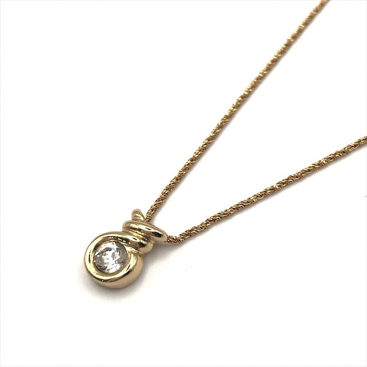 楽天市場】【中古】美品 Christian Dior ディオール 一粒 ライン 