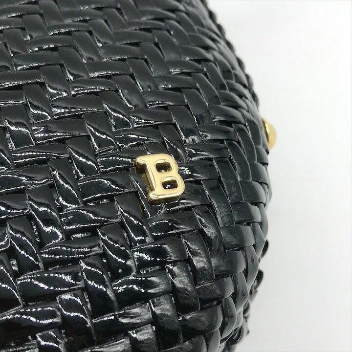 楽天市場】【中古】美品 BALLY バリー ストロー エナメル 編み込み 