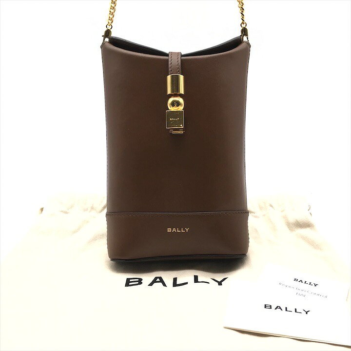 楽天市場】【中古】美品 BALLY バリー レザー ロゴ GP 金具 チェーン 