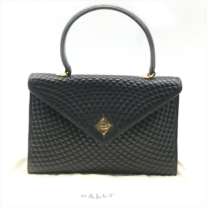 楽天市場】【中古】美品 BALLY バリー キルティング ターンロック 
