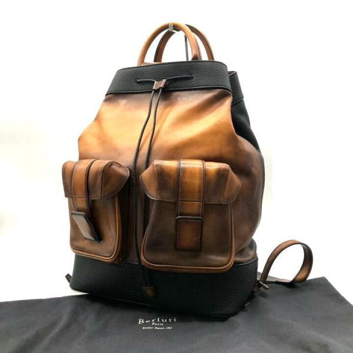 楽天市場】【中古】Berluti ベルルッティ ホライゾン レザー リュック 