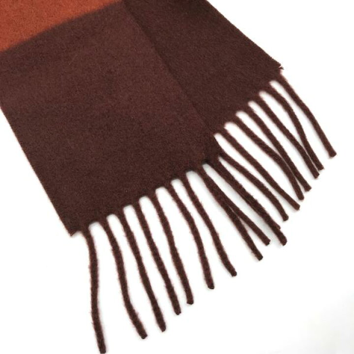 楽天市場】【中古】HERMES エルメス カシミヤ 100％ マフラー 茶色系 