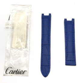 【中古】Cartier カルティエ カリブル 腕時計 ベルト ブルー 良品 M11747