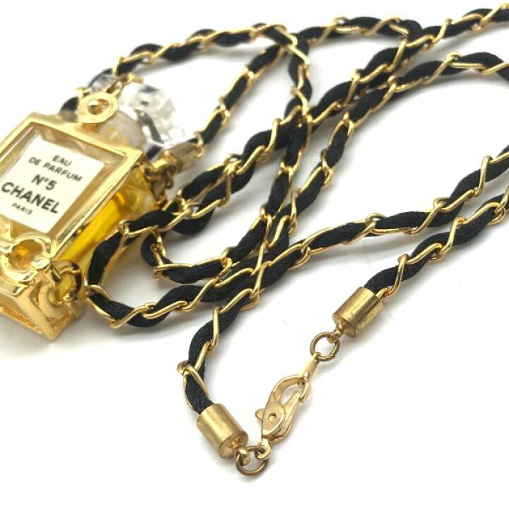 楽天市場】【中古】CHANEL シャネル 香水 ネックレス No5 ゴールド 未 