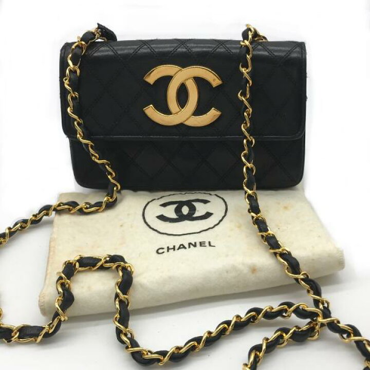 楽天市場】【中古】CAHNEL シャネル ビコローレ デカココマーク ミニ 