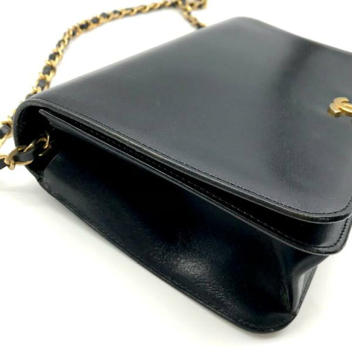楽天市場】【中古】CHANEL シャネル ココマーク カーフスキン プッシュ  