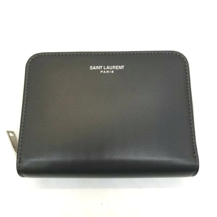 楽天市場】【中古】SAINT LAURENT サンローラン レザー ロゴ 二つ折り 