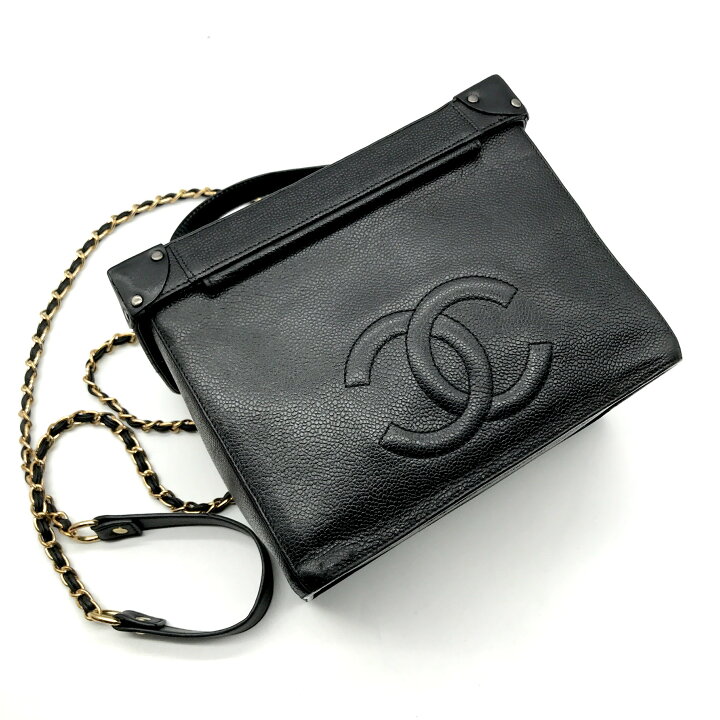 楽天市場】【中古】良品 CHANEL シャネル キャビアスキン 2WAY  