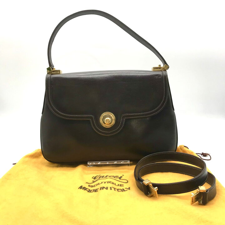 楽天市場】【中古】GUCCI グッチ オールドグッチ 2WAY ハンド 