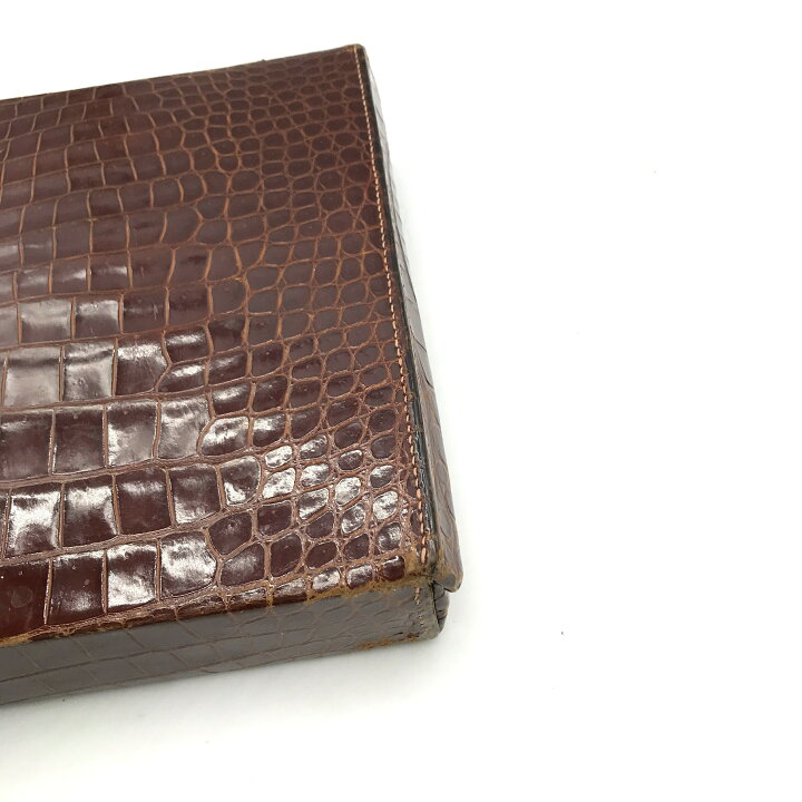 楽天市場】【中古】Hermes エルメス クロコ トラベルケース ビジネス  