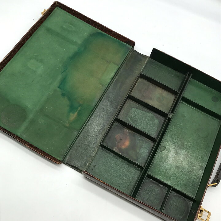 楽天市場】【中古】Hermes エルメス クロコ トラベルケース ビジネス  