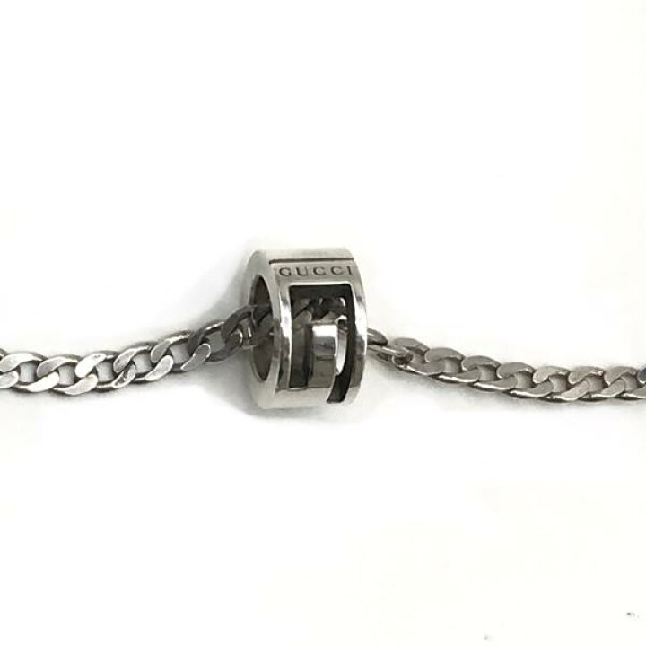 楽天市場】【中古】GUCCI グッチ ロゴ 喜平 Ag925 ネックレス シルバー  