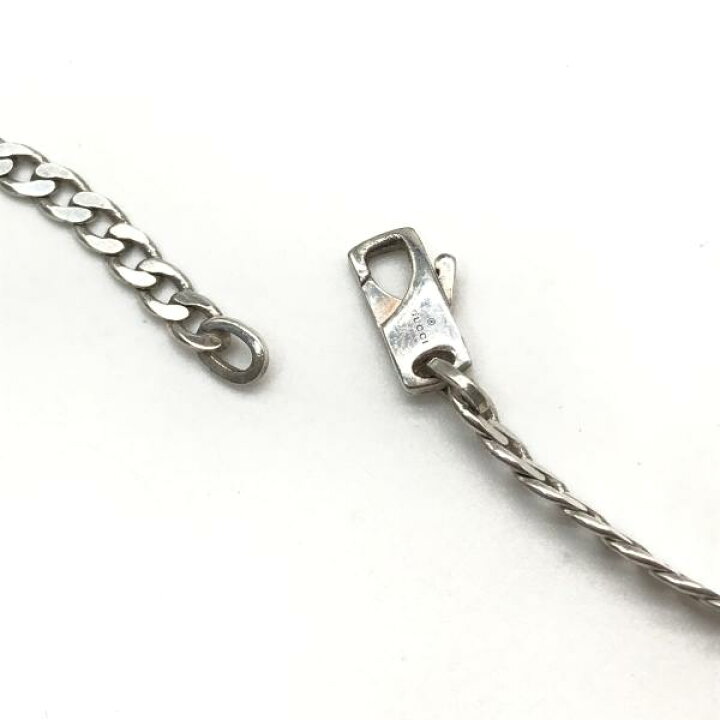 楽天市場】【中古】GUCCI グッチ ロゴ 喜平 Ag925 ネックレス シルバー  