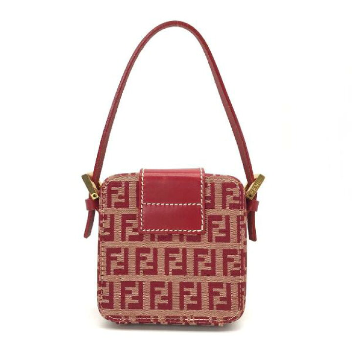 楽天市場】【中古】FENDI フェンディ ズッキーノ ロゴ 金具 ミニ 