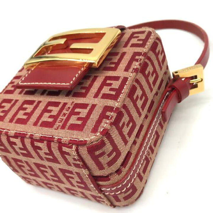 楽天市場】【中古】FENDI フェンディ ズッキーノ ロゴ 金具 ミニ 