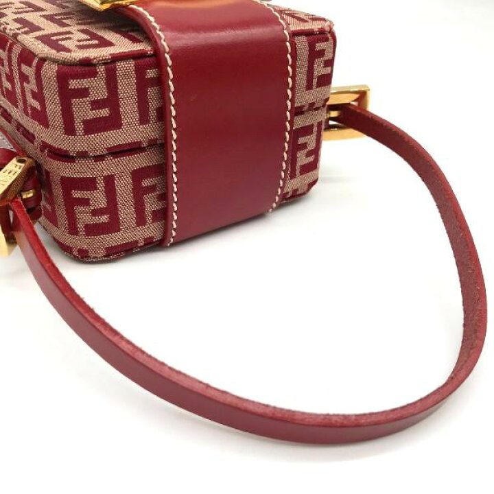楽天市場】【中古】FENDI フェンディ ズッキーノ ロゴ 金具 ミニ 