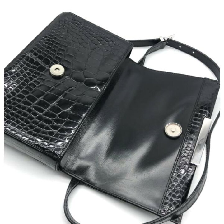楽天市場】【中古】GUCCI グッチ 本クロコ センター割り ロゴ金具 