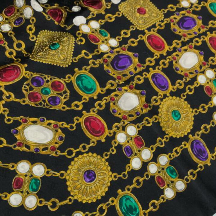 楽天市場】【中古】CHANEL シャネル グリポア柄 ココマーク スカーフ  