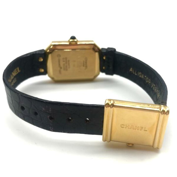 楽天市場】【中古】CHANEL シャネル プルミエール 18k 750 本クロコ  