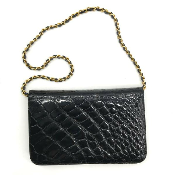 楽天市場】【中古】CHANEL シャネル 本クロコ プッシュロック ココ  