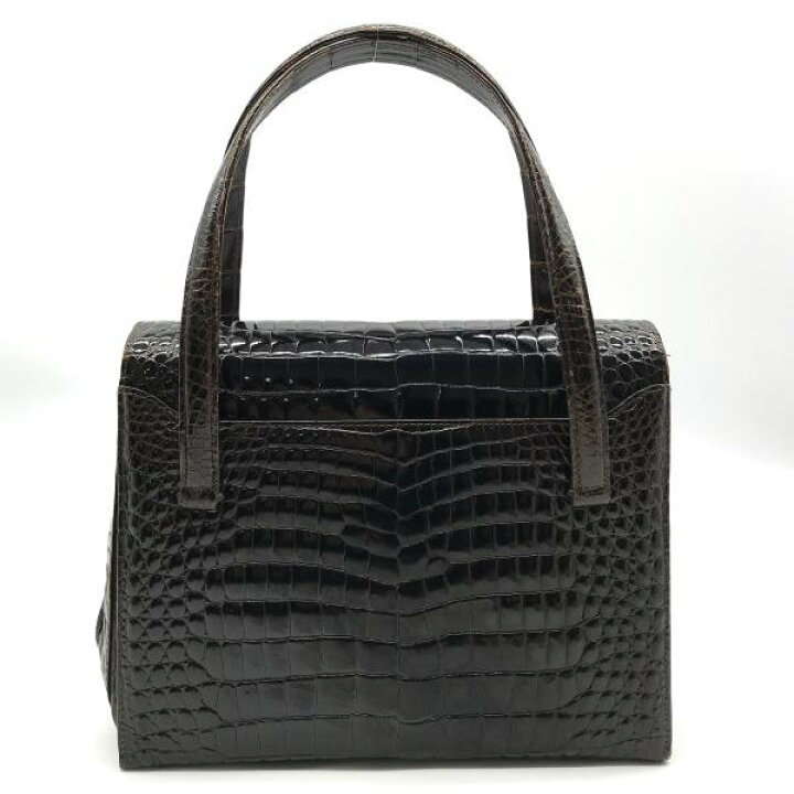 楽天市場】【中古】GUCCI グッチ 本クロコ ロゴ金具 ヴィンテージ 