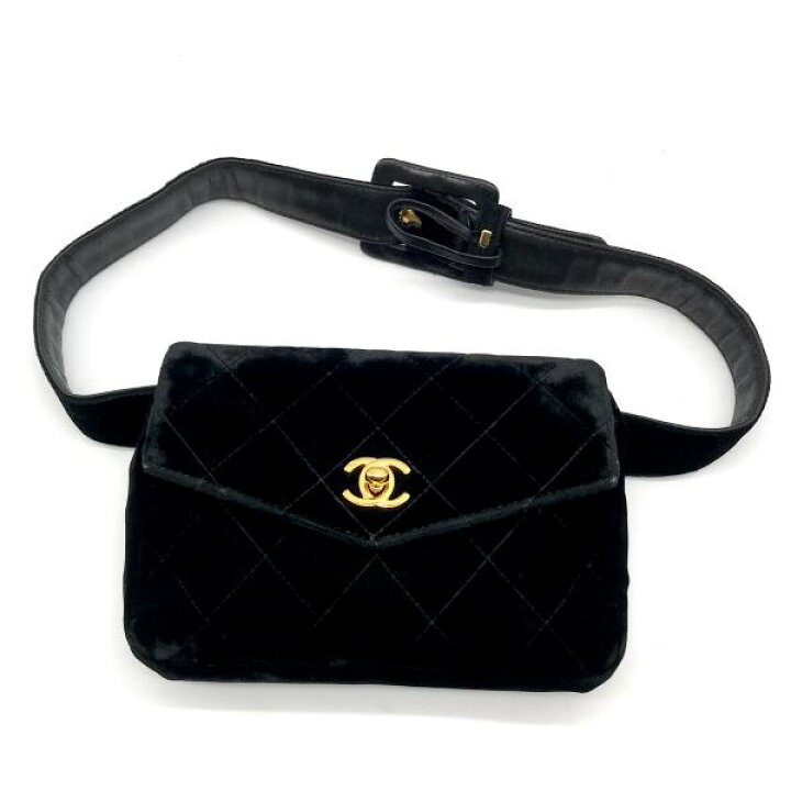 楽天市場】【中古】CHANEL シャネル ココマーク ベロア マトラッセ 