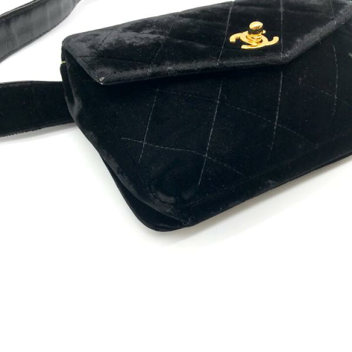 楽天市場】【中古】CHANEL シャネル ココマーク ベロア マトラッセ 