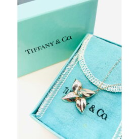 【中古】TIFFANY & Co. ティファニー ネックレス 花 フラワー SV925 シルバー 良品 M9965