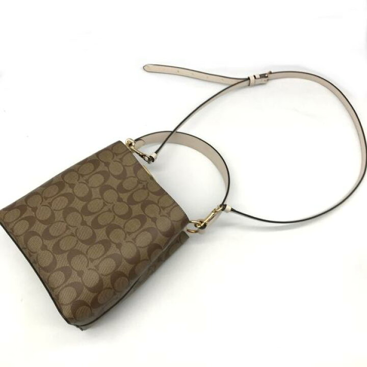 楽天市場】【中古】COACH コーチ シグネチャー 2WAY ハンド ショルダー 