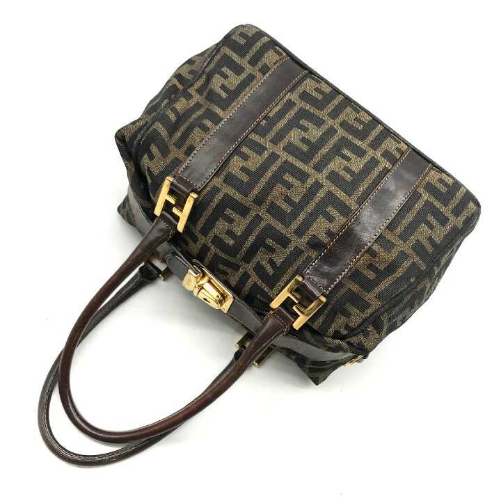 楽天市場】【中古】FENDI フェンディ ズッカ 2WAY バニティ ハンド  
