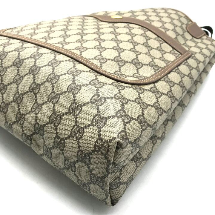 楽天市場】【中古】良品 GUCCI グッチ GG スプリーム シェリーライン  